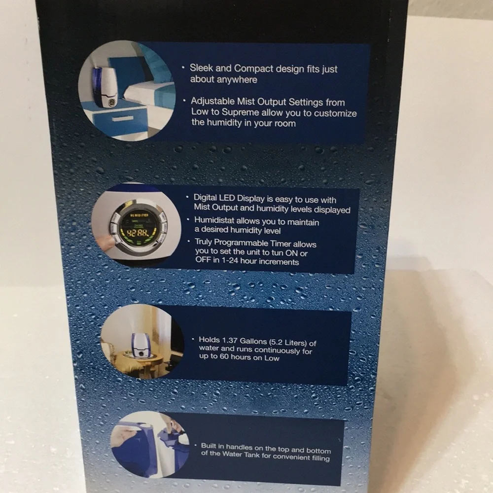 AIR INNOVATIONS BRAND NEW CLEAN MIST SMART HUMIDIFIER - Picture 12 of 13